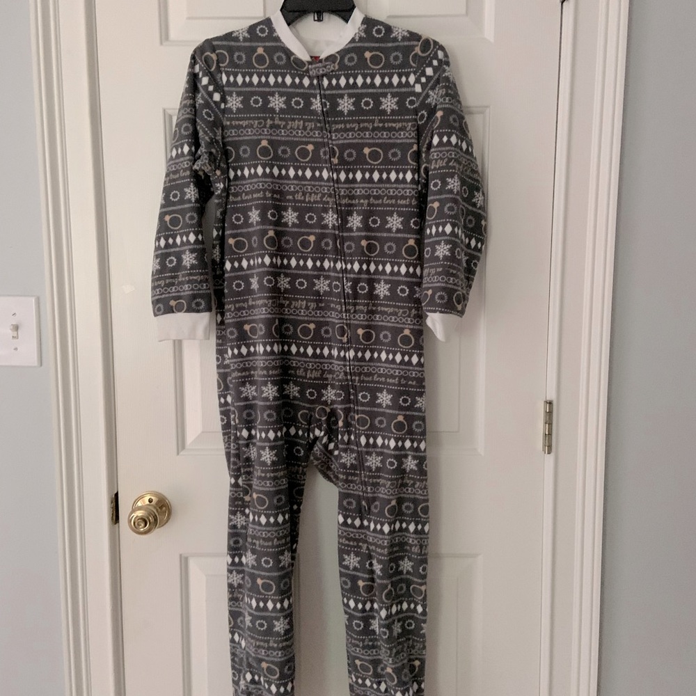 Gray winter onesie